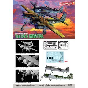 1/48 FW-190 + Ta154 Mistel Set Flying Bomb Original Shrink Wrap Dragon 5553